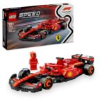 LEGO Speed Champions Ferrari SF-24 F1 Race Car Toy - Model Kit w/a Formula 1 Driver Minifigure - Gift for 10+ Year Old Boys, Girls & Adult Motorsport Fans - Christmas Treat - 77242