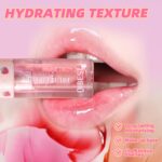 Hydrating Lip Gloss 4 Pack Moisturizing Lip Balm Fruit-Flavored Lip Glow Oil Set Lip Care Kit，Beauty Gifts Sets for Women (#2, M) - Image 3