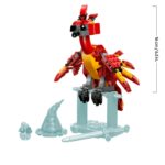 LEGO Harry Potter Fawkes: Dumbledore’s Phoenix Toy – Play & Display Bird Figure – Incl. Sorting Hat & Sword of Gryffindor – Birthday Gift for 8+ Year Old Girls & Boys - 76448 - Image 4