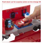 Mattel Disney and Pixar Cars Transforming Mack Playset, 2-in-1 Toy Truck & Tune-Up Station with Launcher, Lift & More, Movie-Inspired Graphics, Gift for Kids Ages 4 Years Old & Up, HDC75 - Image 4