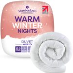 Slumberdown Warm Winter Nights Double Duvet 13.5 Tog - Thick & Cosy Quilt for Cold Weather | Soft Touch Cover, Non-Allergenic, Machine Washable, UK-Made Bedding (200 x 200cm)