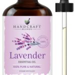 Handcraft Blends Lavender Essential Oil - Huge 118 ml - 100% Pure and Natural - Premium Grade with Glass Dropper