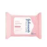 Johnson's Face Care Makeup Be Gone Refreshing Wipes, 25 Wipes, clear