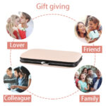 URAQT Professional Manicure Set, 7 pcs Portable Nail Clippers & Eyebrow Grooming Kit, Stainless Steel Nail Care Tools with Luxurious Leather Case for Travel & Home - Image 2