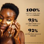 Under Eye Mask - Reduce Dark Circles, Puffy Eyes, Undereye Bags, Wrinkles - Gel Under Eye Patches, Vegan Cruelty-Free Self Care by grace and stella (24 Pairs, Gold) - Image 2