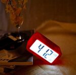 DTL Digital Alarm Clock LED Display with Temperature Big LCD Digit Display Larger LCD Backlit Display Snooze Smart Brightness Sensor for Bedroom Home Office and Travel7. - Image 2