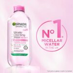 Garnier Micellar Cleansing Water 700ml, Gentle face cleanser & Make up Remover, Suitable For All Skin Types Including Sensitive Skin, Soothing Formula, Dermatologically Tested - Image 3