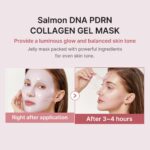 medicube Salmon DNA PDRN pink collagen jelly gel mask | overnight face mask for glass glow skin- elasticity, hydrating, firming and moisturizing | korean skincare, 28g, 4ea - Image 4
