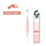 URAQT Professional Manicure Set, 7 pcs Portable Nail Clippers & Eyebrow Grooming Kit, Stainless Steel Nail Care Tools with Luxurious Leather Case for Travel & Home - Image 5