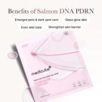 medicube Salmon DNA PDRN pink collagen jelly gel mask | overnight face mask for glass glow skin- elasticity, hydrating, firming and moisturizing | korean skincare, 28g, 4ea - Image 5
