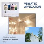 Net Curtain Wire and Hooks Set - 3 Meter Curtain wire kit with 4 Eyes & 4 Hooks - A multipurpose wire suitable for net curtains for windows - Durable wire set for window net curtain - Image 5