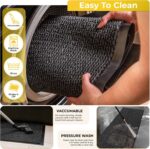 BLADO Washable Door Mats Indoor & Outdoor - Non-Slippery Heavy Duty - Stylish & Large Rubber - Perfect Dust Grabbing Doormats (Anthracite, 40cm x 60cm) - Image 6