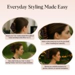 Kitsch Octopus Claw Clips for Women - Cute & Stylish Hair Clips for Everyday Use, Octopus Claw Clip for Thick Hair | Ideal Gifts for Women - Black & Tortoise, 2pcs - Image 6